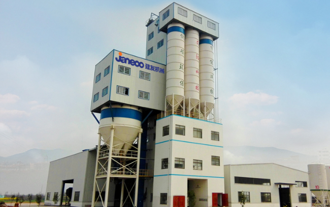 SjGTD40-3G塔式干混砂浆设备应用