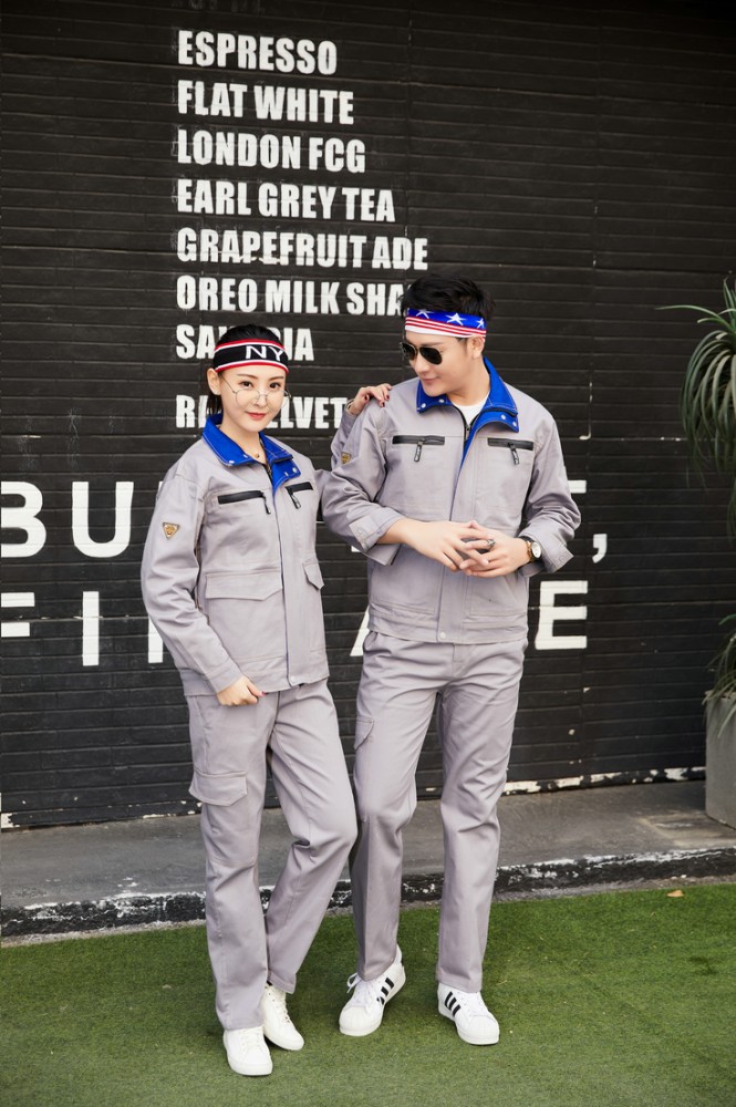 TN46加厚純棉春秋工作服