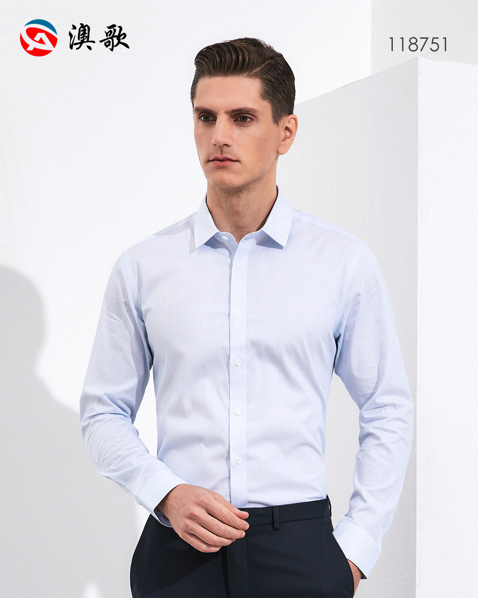 50支抗皺竹纖維-男長袖