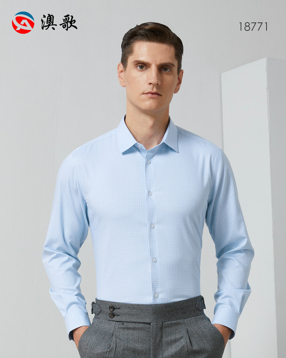 50支抗皺竹纖維-男長袖