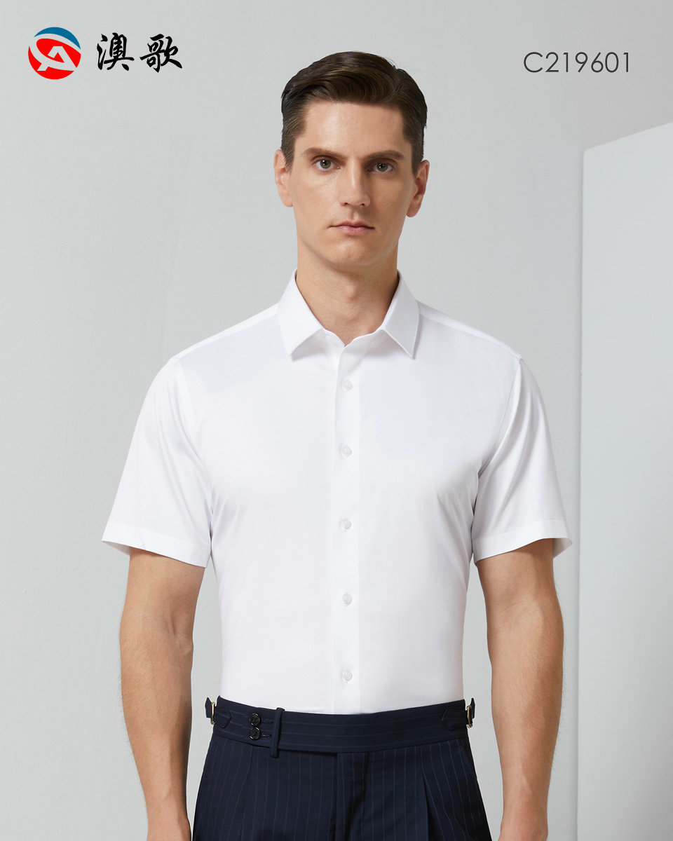 80S抗皺竹纖維-男士短袖