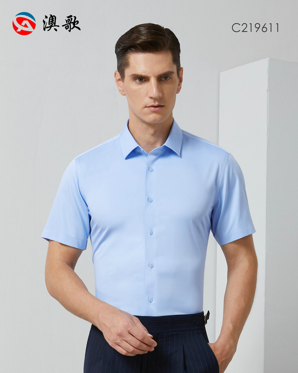 80S抗皺竹纖維-男士短袖