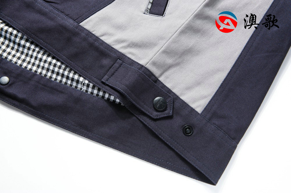 TN54新純棉帆布雙層春秋工作服