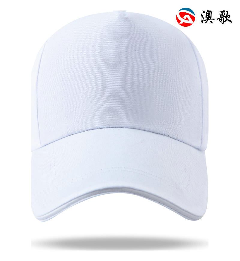 CPC05帆布銀色金屬扣5片棒球帽 