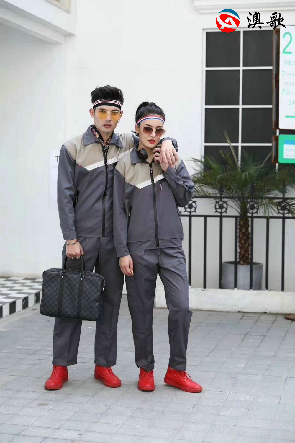 TN28斜拼春秋工作服