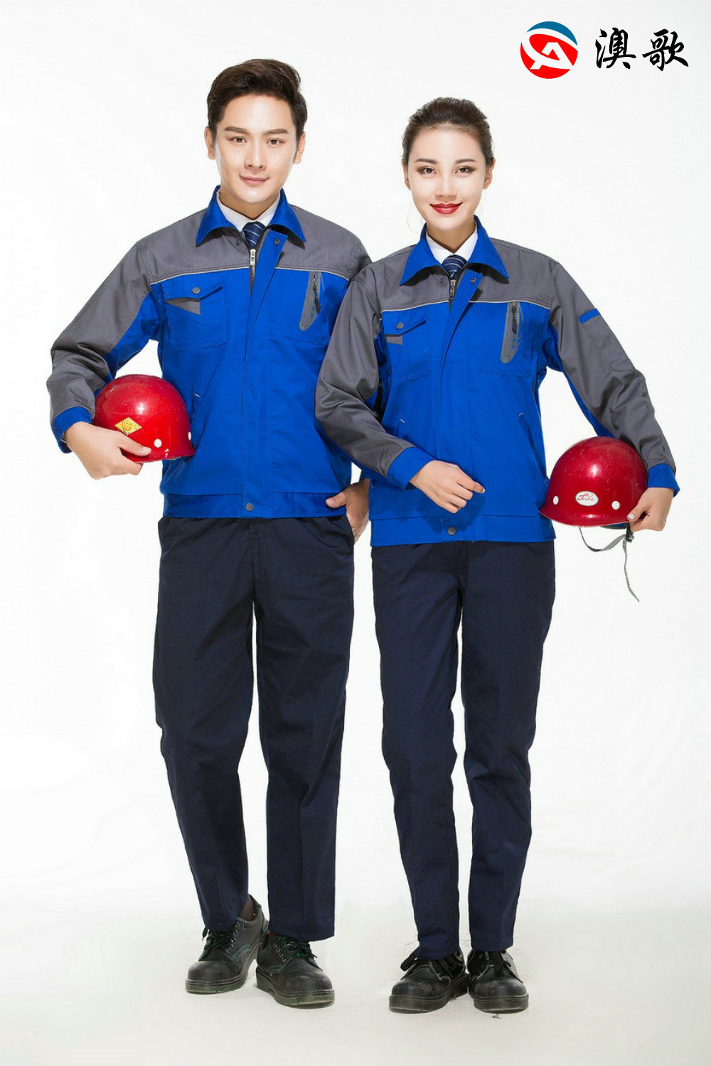 TN34豎拉鏈春秋工作服