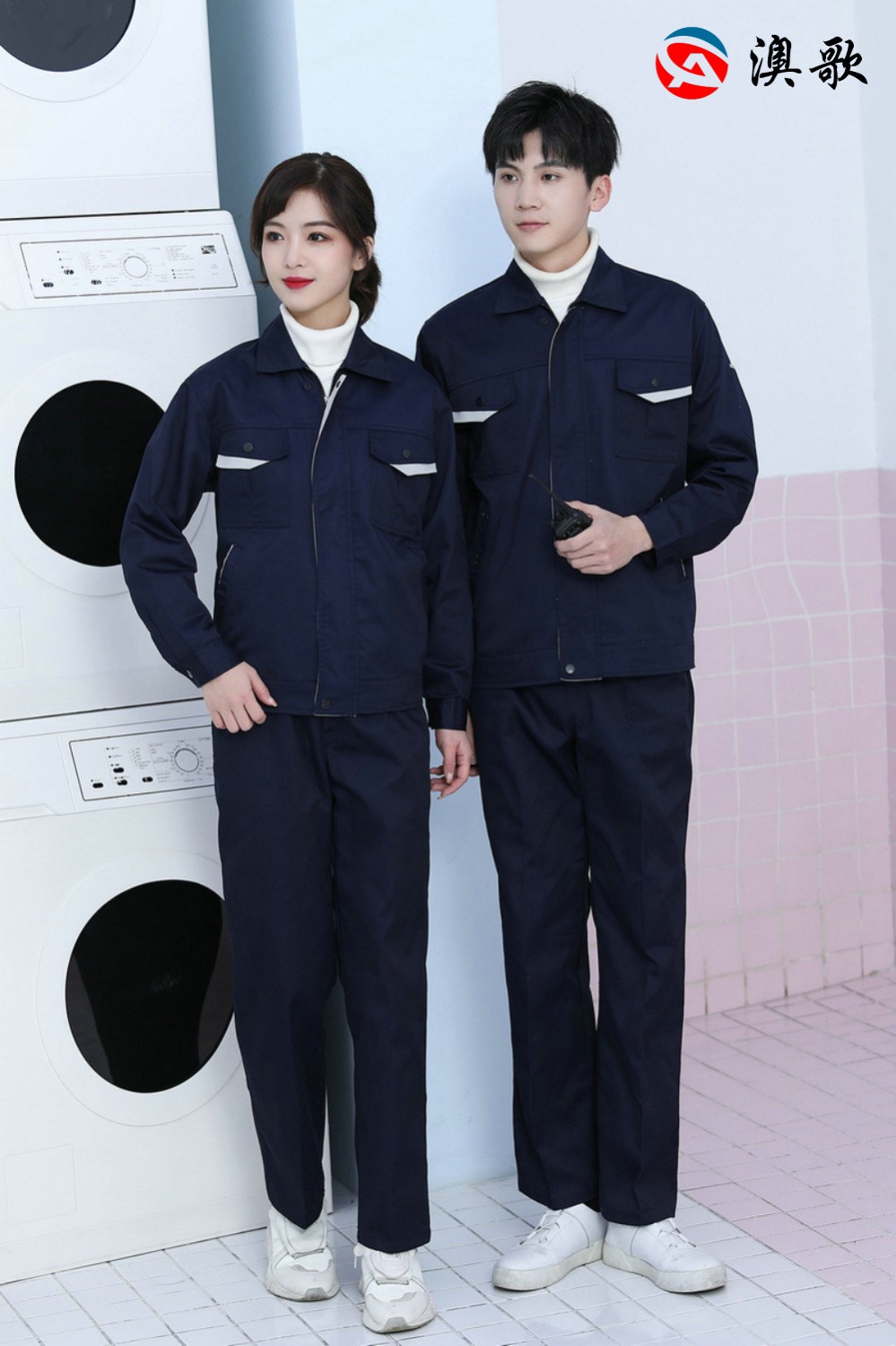 TN13兜蓋拼工作服 工程服