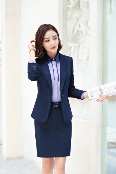 ag2313一粒扣西裝+半身裙 ag2313一粒扣西裝+半身裙