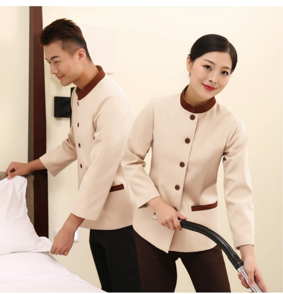 AG 長袖酒店保潔服  簡潔修身 短袖可定制  logo可定制 AG 長袖酒店保潔服  簡潔修身 短袖可定制  logo可定制