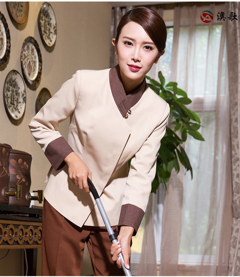 AG B102 長袖保潔服   酒店保潔服 