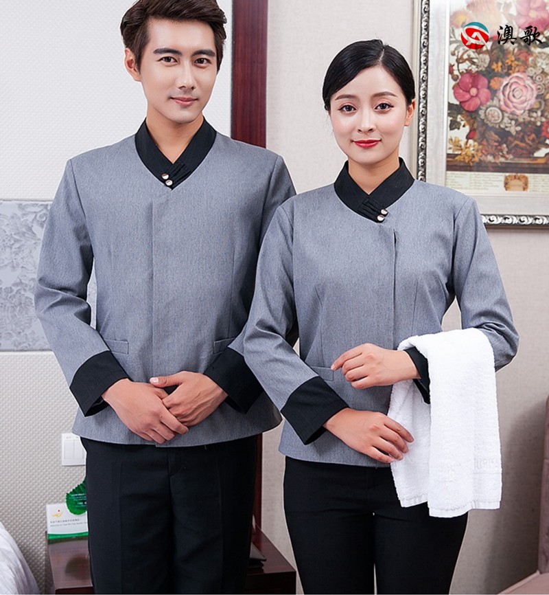 AG B102 長袖保潔服   酒店保潔服 