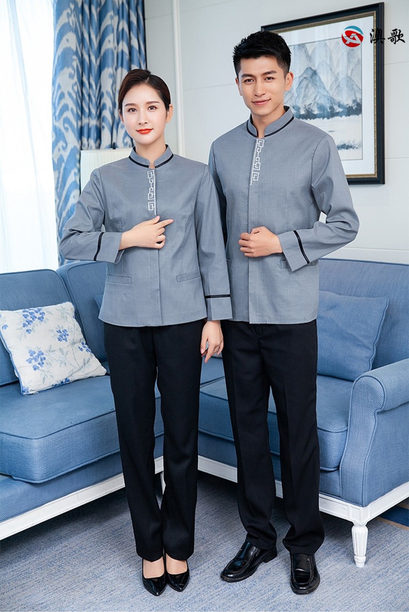 AG B107 上海企業定制保潔服 酒店保潔服  飯店保潔服