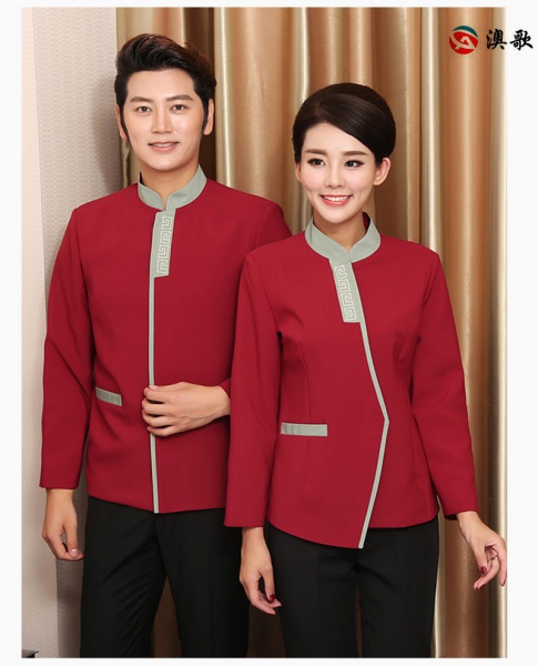 AG  B109 上海定制  修身保潔服   AG  B109 上海定制  修身保潔服