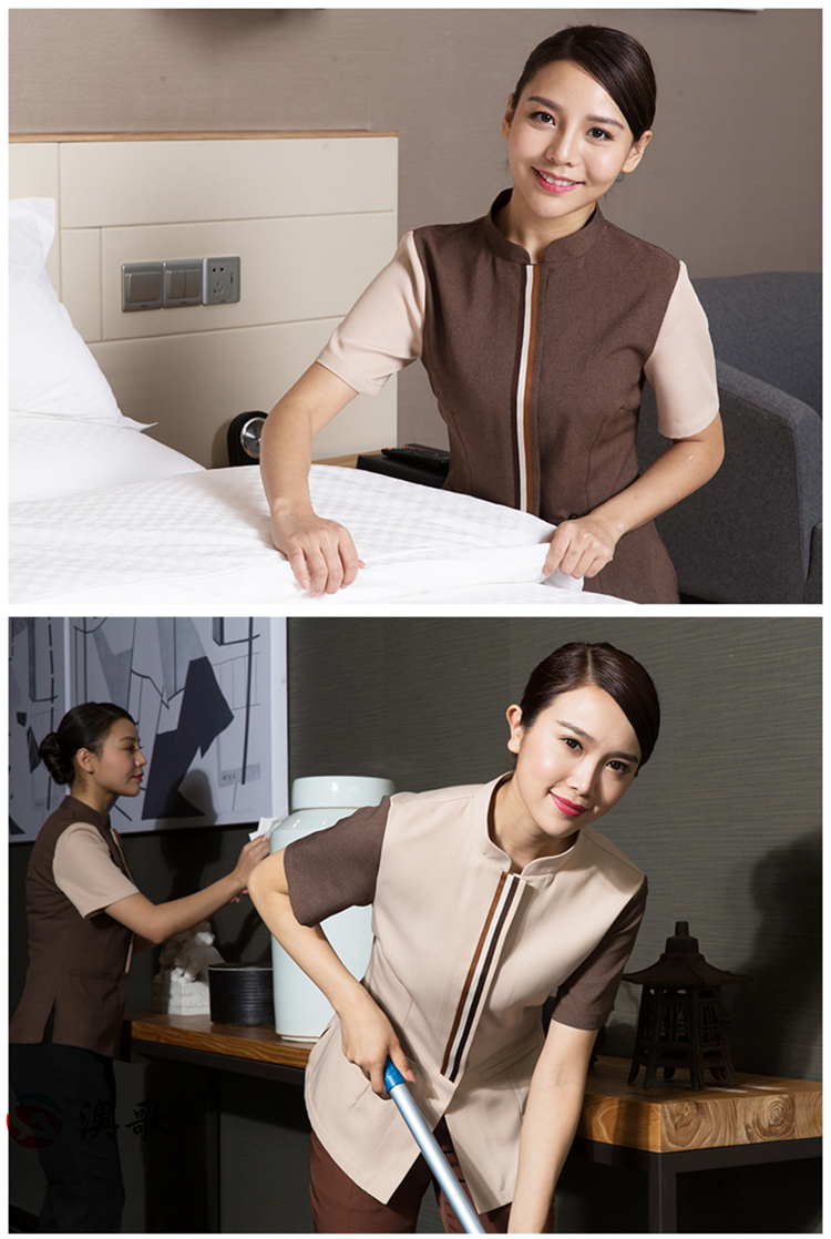 AG B174 上海連鎖酒店保潔工作服定制