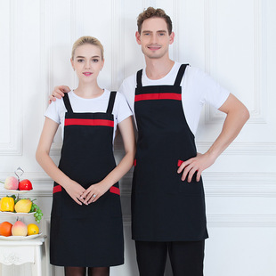 AG W009撞色款圍裙  上海門店適用  可定制logo   AG W009撞色款圍裙  上海門店適用  可定制logo