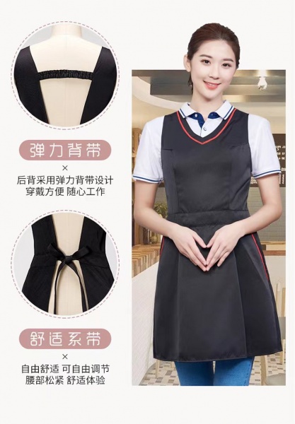 AG W013上海企業工作圍裙定制廠家  修身女款圍裙 AG W013上海企業工作圍裙定制廠家  修身女款圍裙