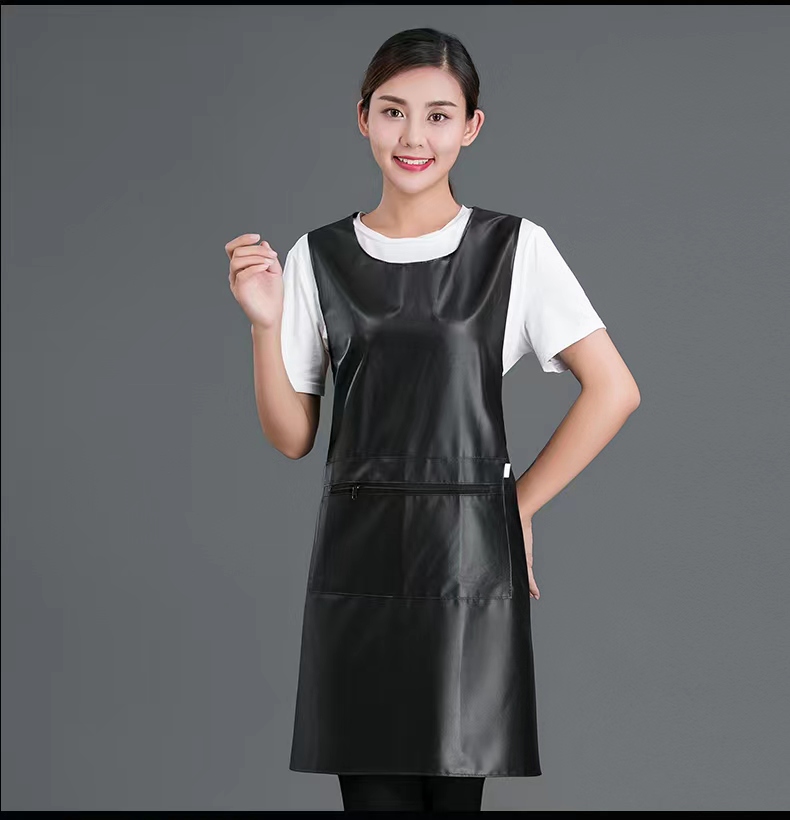 AG W014    上海圍裙定制  PU 防水面料中長款 圍裙   