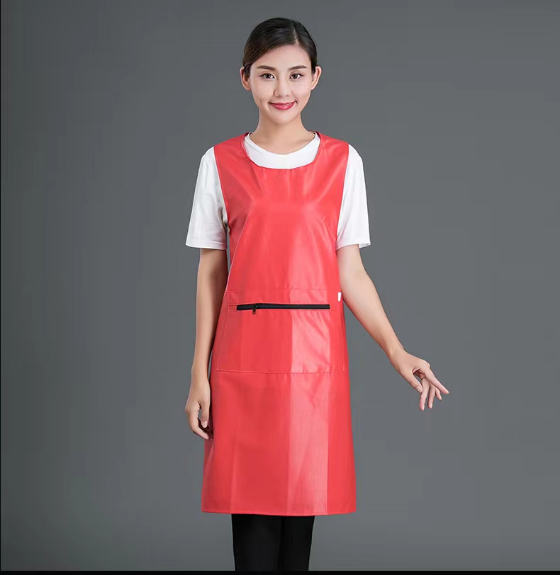 AG W014    上海圍裙定制  PU 防水面料中長款 圍裙   