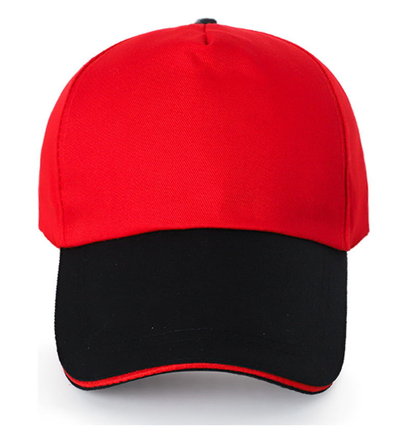 AG082CPC02斜紋棉拼色魔術貼棒球帽