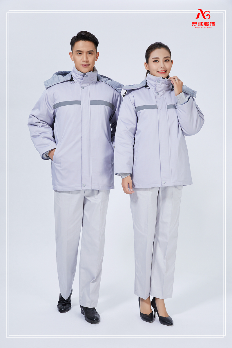TN72防靜電棉服抽繩 防寒工程服 戶外冬季防寒服 