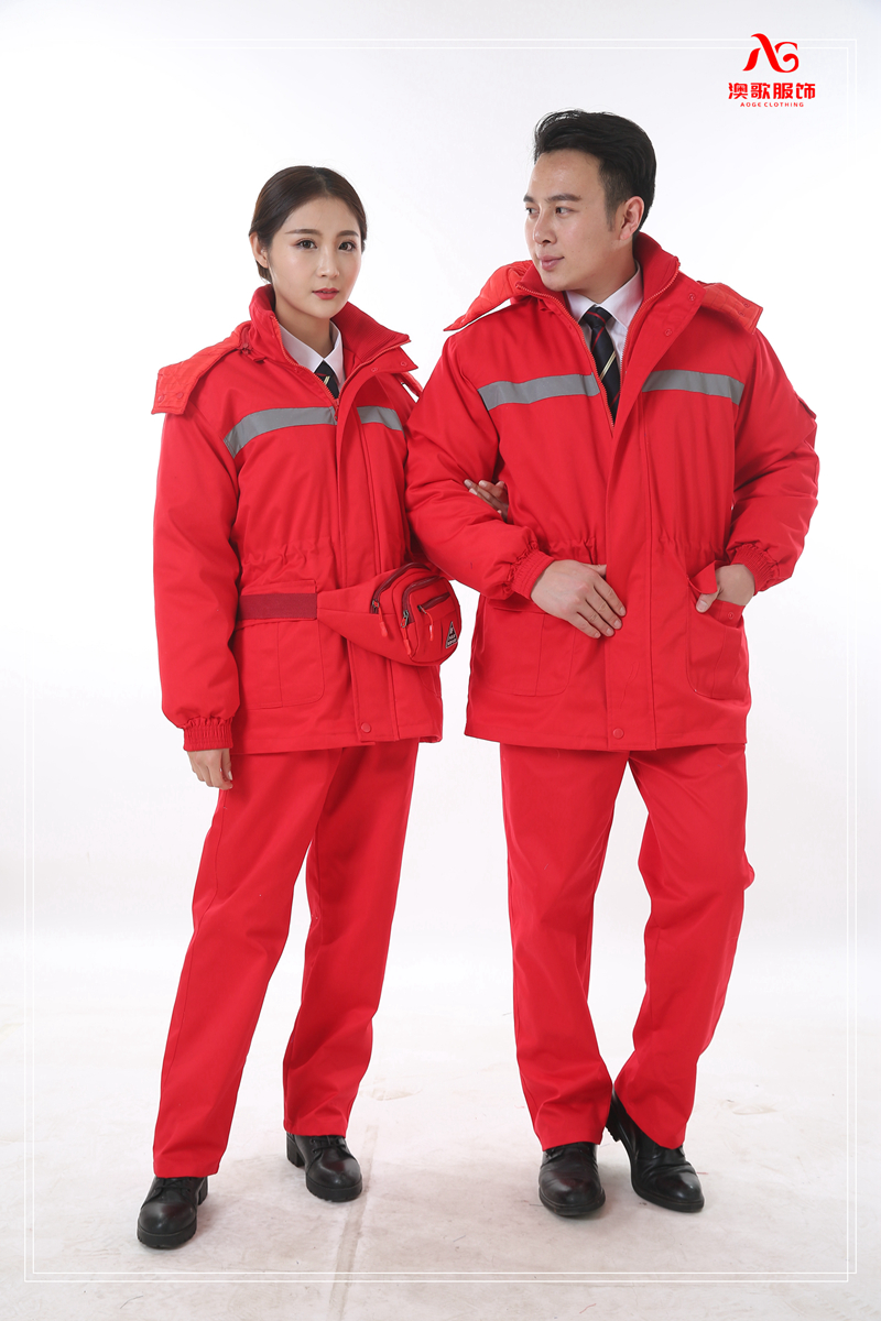 TN72防靜電棉服抽繩 防寒工程服 戶外冬季防寒服 