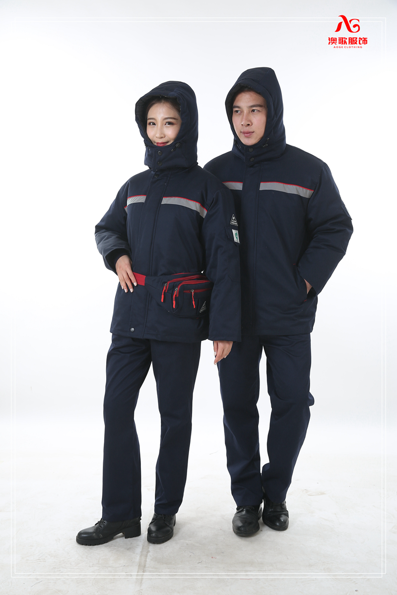 TN72防靜電棉服抽繩 防寒工程服 戶外冬季防寒服 