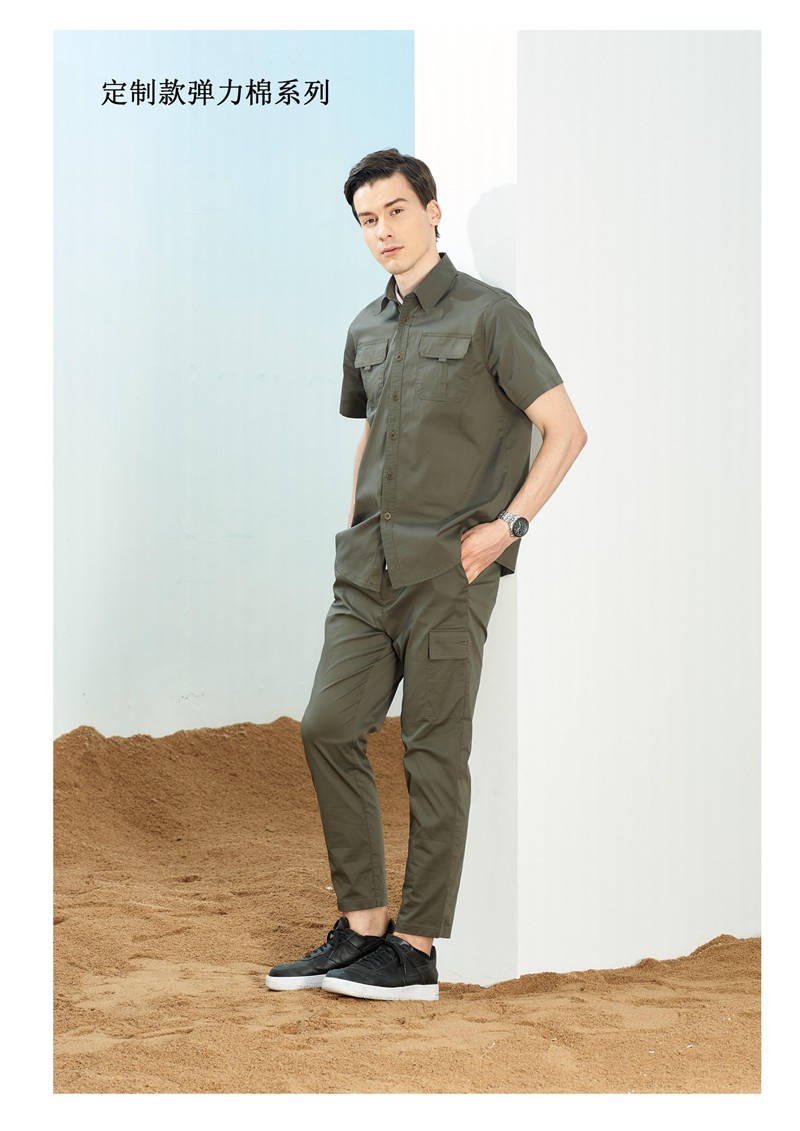 AG231短袖防靜電工作服_