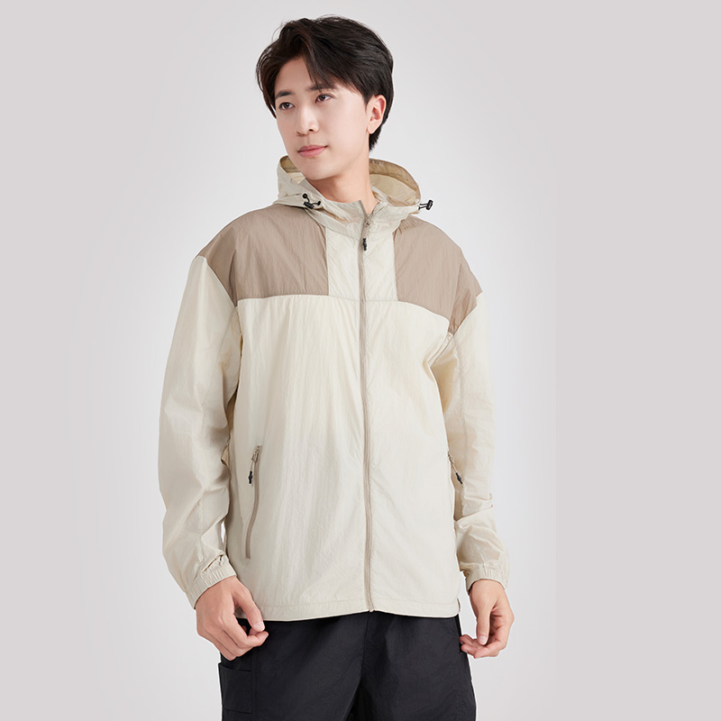 AG 3303拼色版長袖防曬服 男款