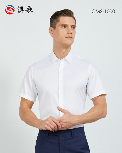 桑蠶絲DP免燙-男短袖 桑蠶絲DP免燙-男短袖