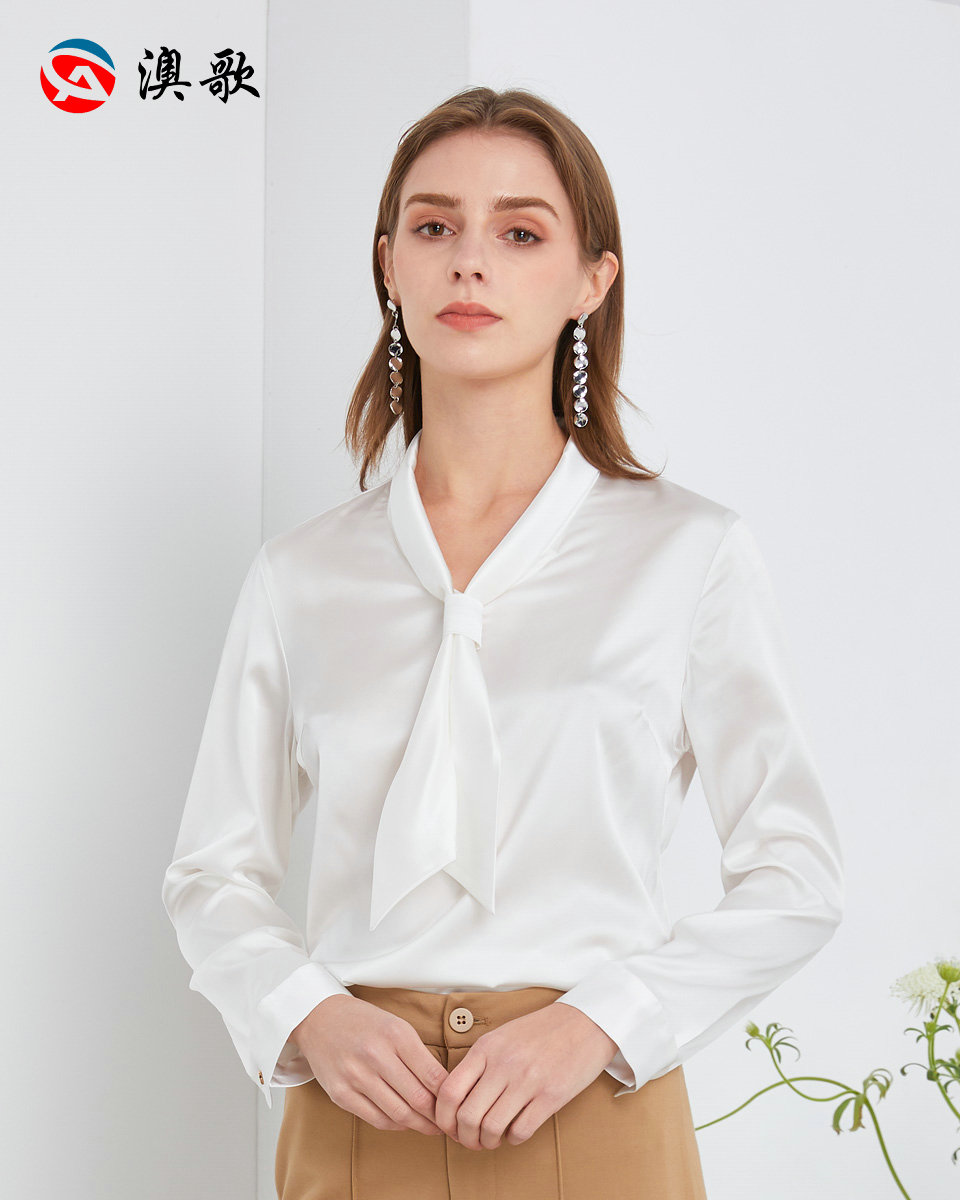 女士定制襯衫-雪紡