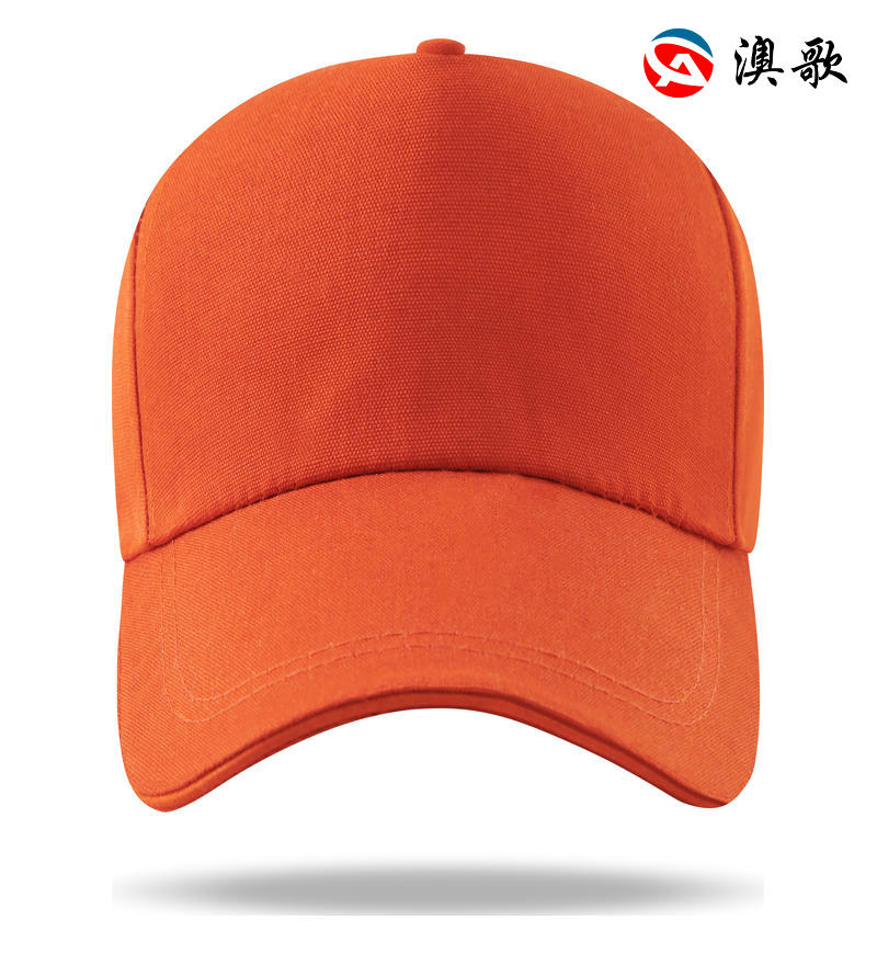 CPC05帆布銀色金屬扣5片棒球帽 