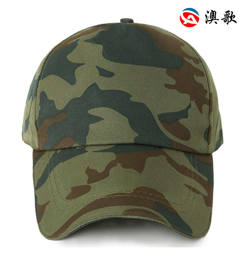 CPC01斜紋棉金屬扣5片帽 