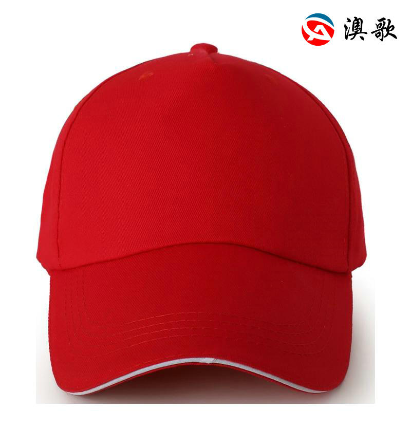 CPC06純棉細沙卡魔術貼5片棒球帽 