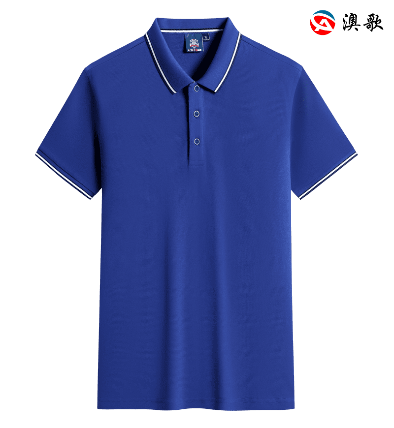 JT2083全棉鑲色Polo短袖 