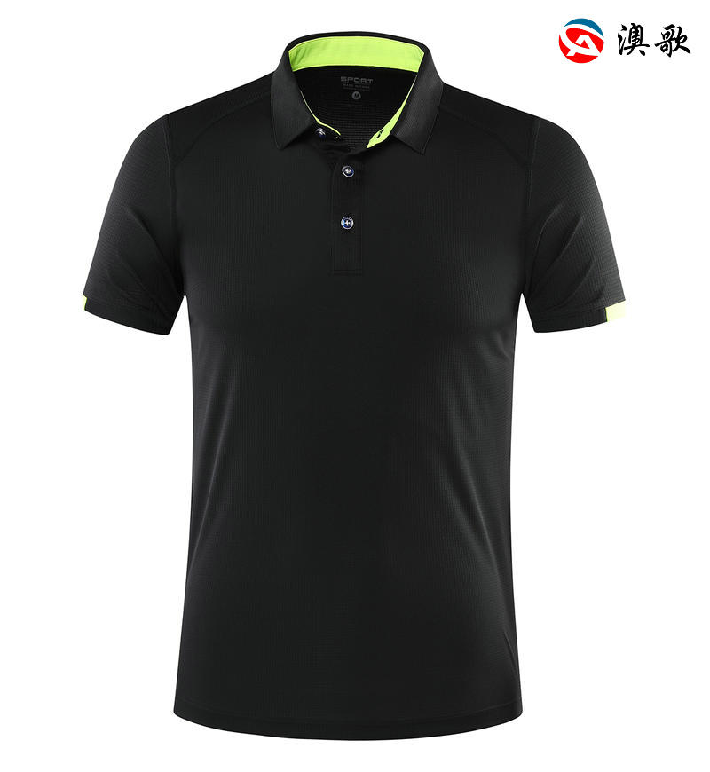 JS-2062小方格速干polo 短袖