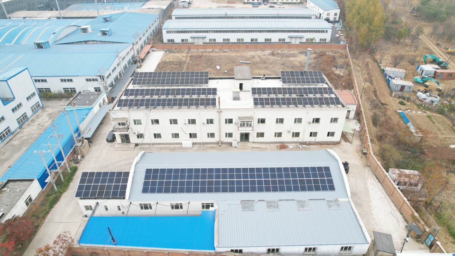 沈陽三友標牌100KW光伏電站