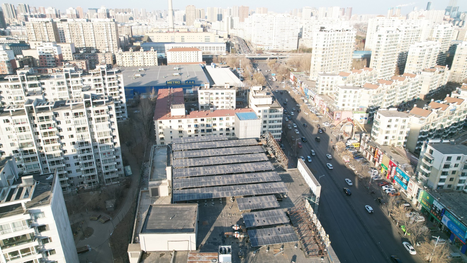 沈陽千姿匯商場200kw光伏電站