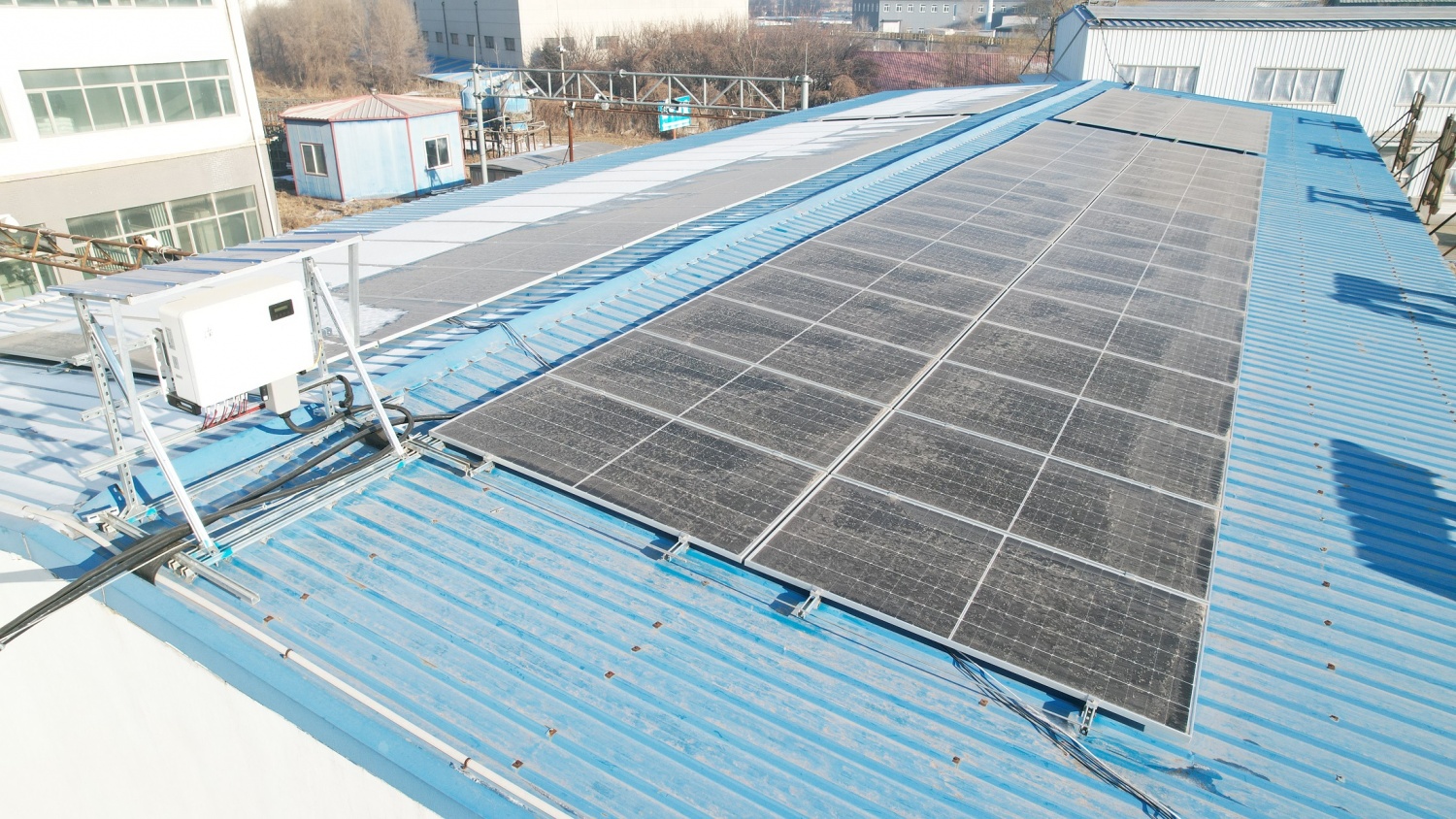 沈陽張氏檢車線250kw光伏電站