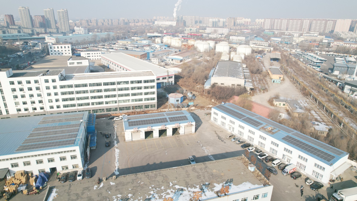 沈陽張氏檢車線250kw光伏電站