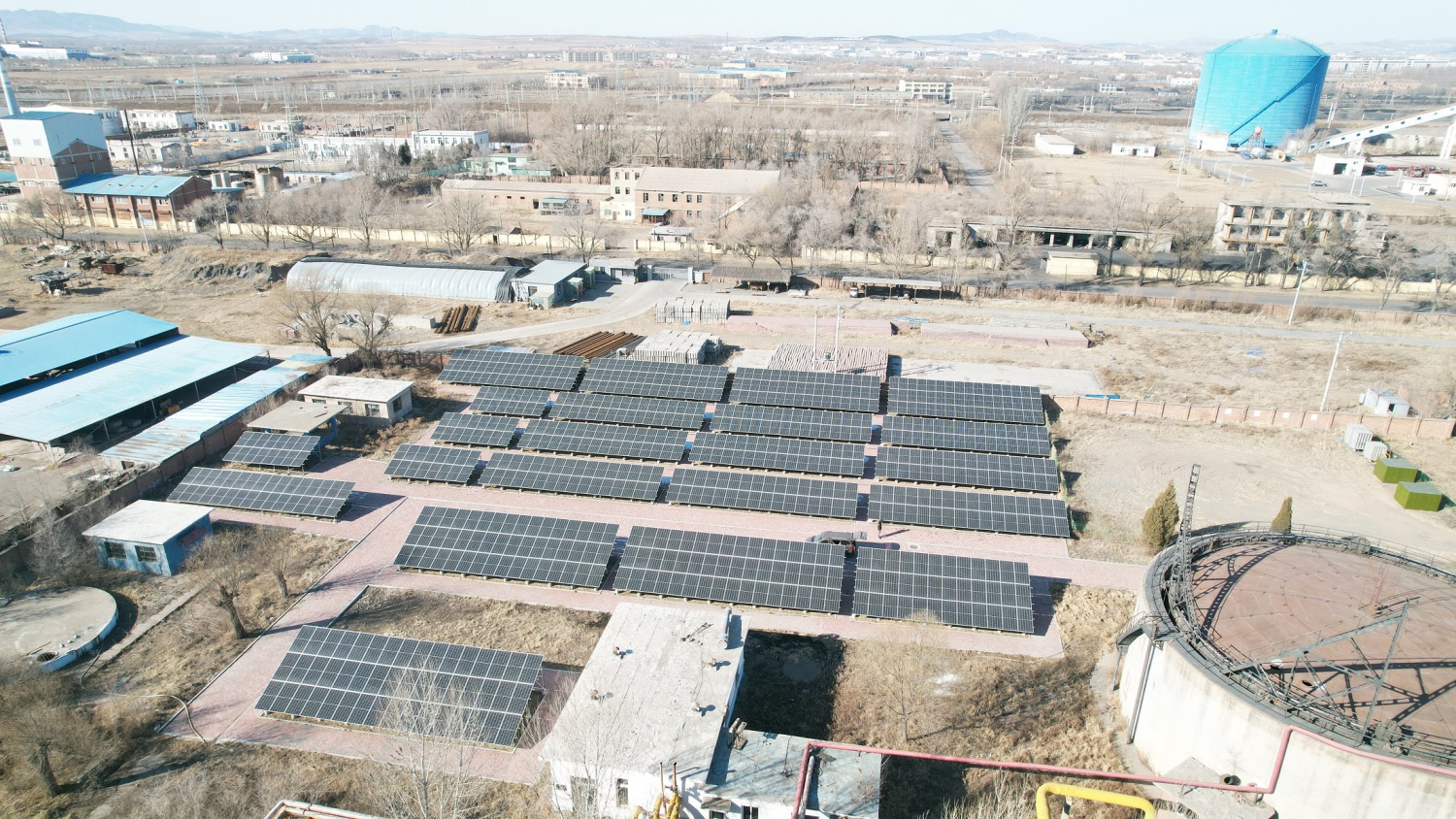 阜新港華燃氣400kw光伏電站