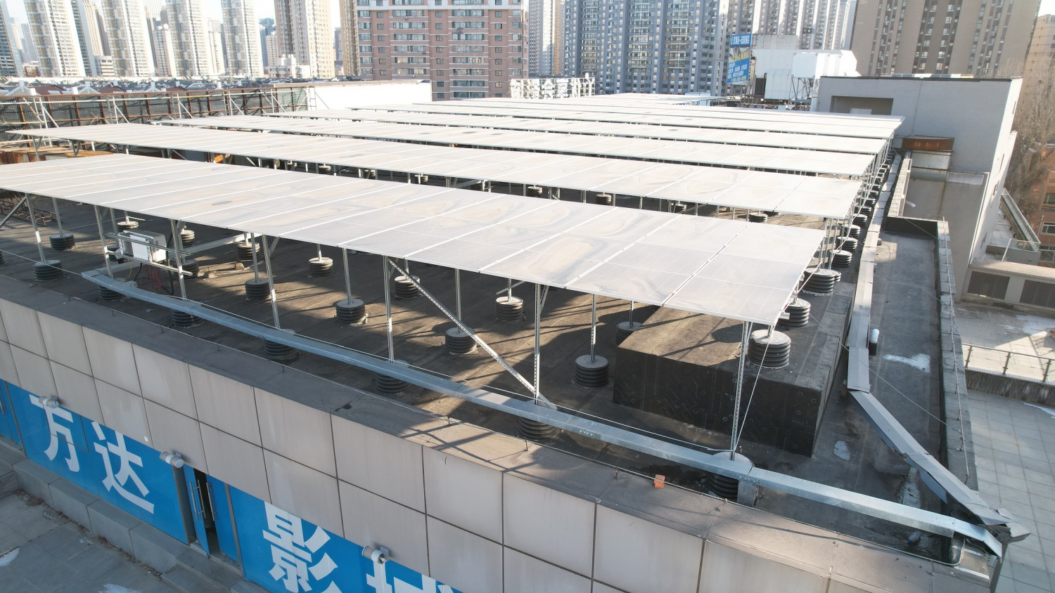沈陽千姿匯商場200kw光伏電站