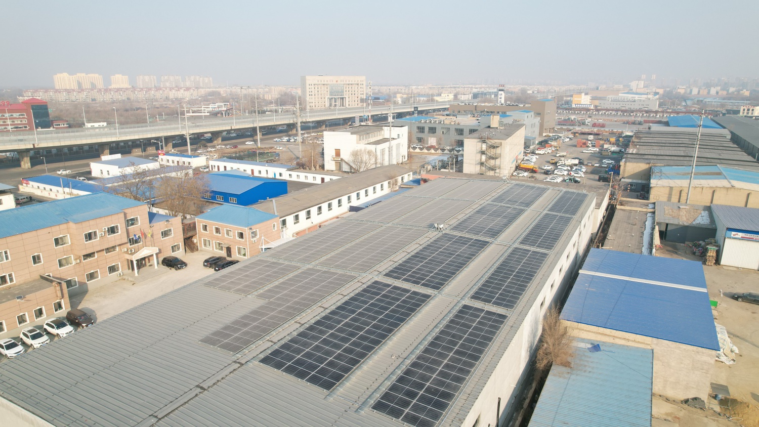 沈陽中正石油370KW光伏電站