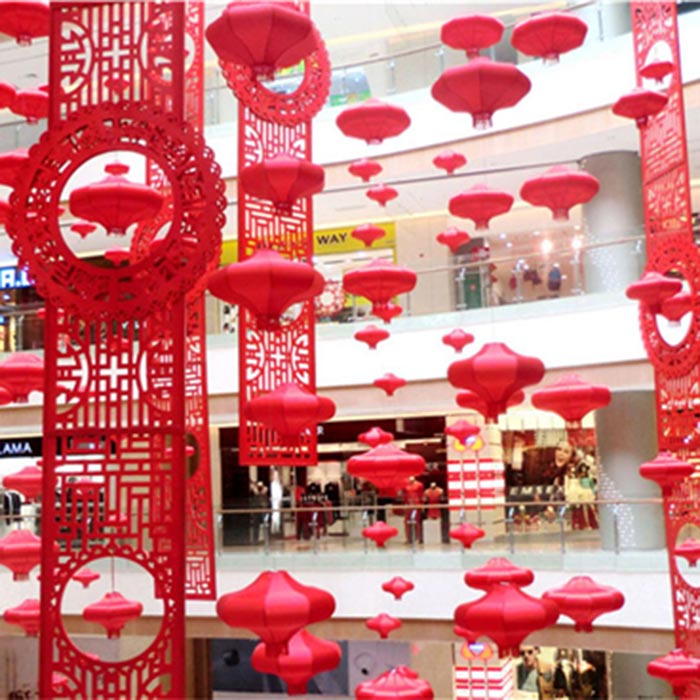 春节中庭吊饰