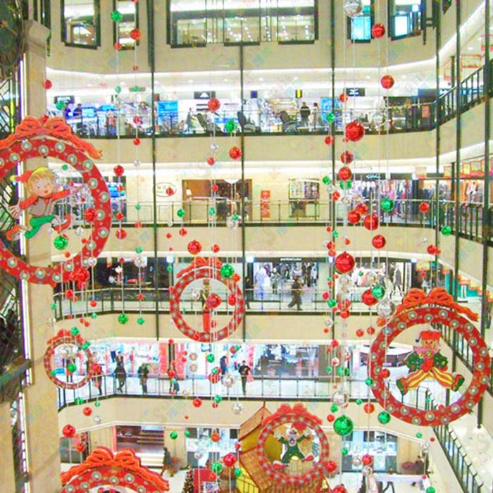 圣诞节中庭吊饰