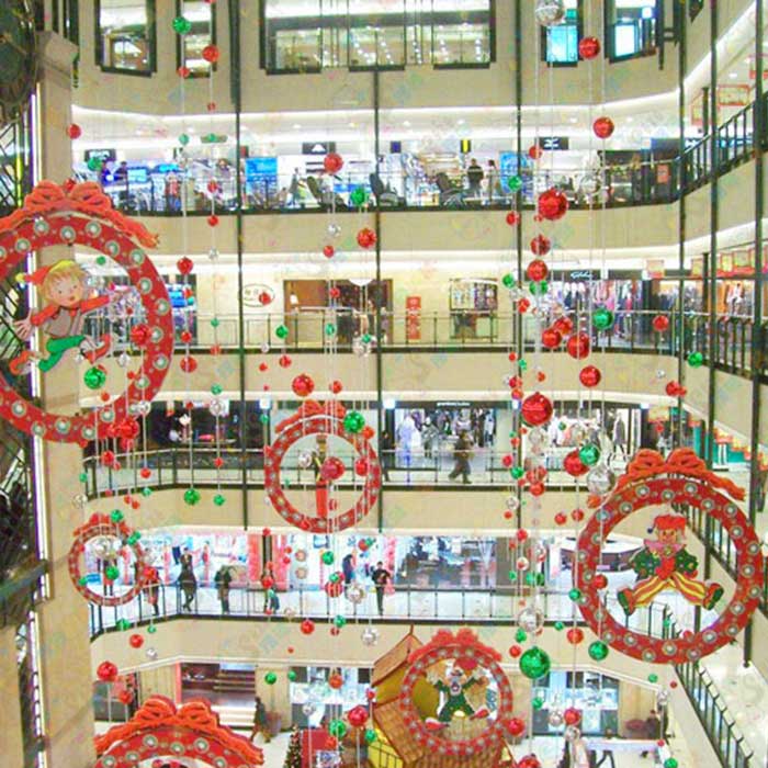 圣诞中庭吊饰