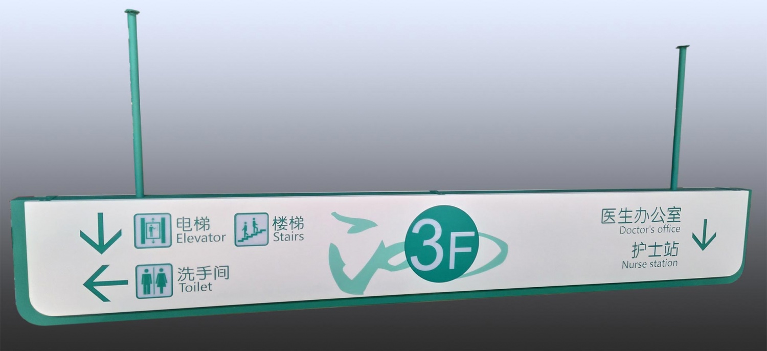 医院吊牌灯箱
