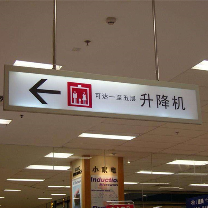 商场导视灯箱