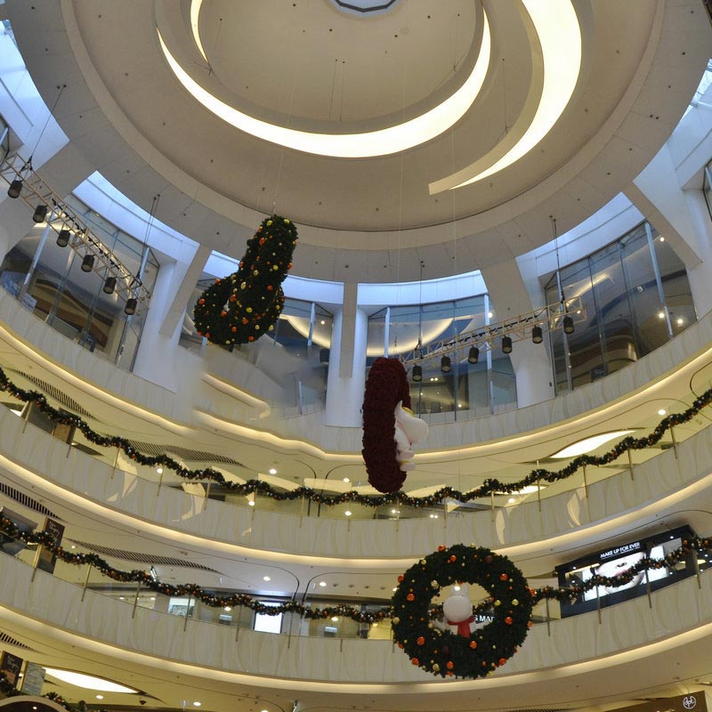 圣诞节中庭吊饰