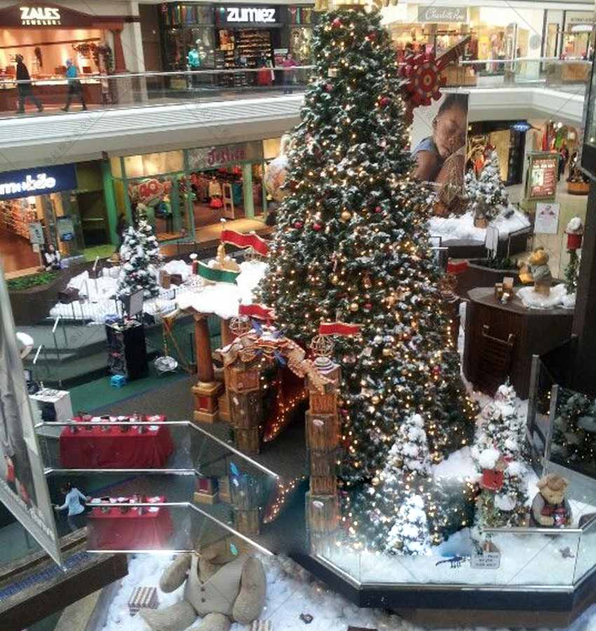 圣诞节中庭装饰