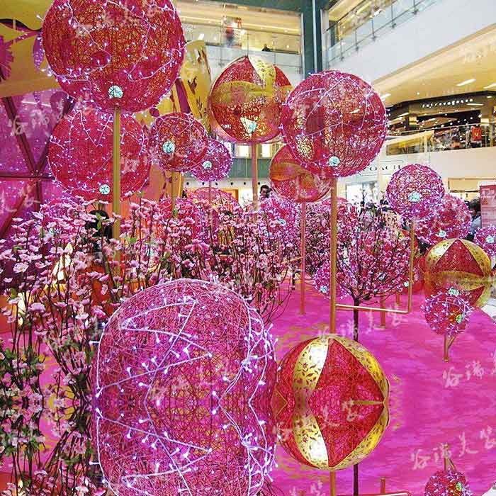 中秋节中庭吊饰